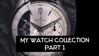 My vintage Invicta watch collection part 1 #watchcollection #vintage