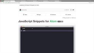 Atom Editor Tutorial - WordPress Snippets [19/32]