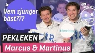 Vem av Marcus och Martinus sjunger bäst? | Lilla Aktuellt
