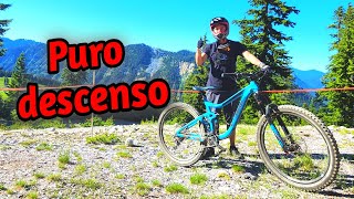 MTB.  Hice DESCENSO en BICICLETA después de años. Stevens Pass Bike Park downhill. #downhill