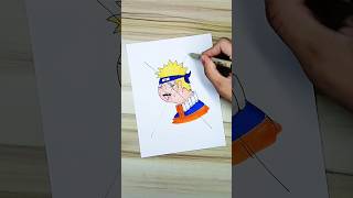 Draw Naruto Uzumaki 🌀 #shorts #naruto #drawing