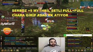 SERBOZ | Sirius' da +9 Mythril Setli Full Asas Chara Girip Pk Atıyor | Knight Online