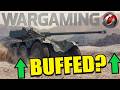 Wargaming buffed wheeled tanks, apparently..