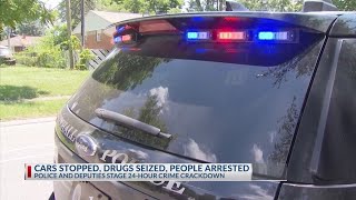 15 law enforcement agencies in Franklin County stage 24-hour crime crackdown