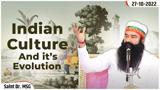 Indian Culture \u0026 Its Evolution | Saint Dr. MSG | 27th October 2022 | Live from Barnawa, UP