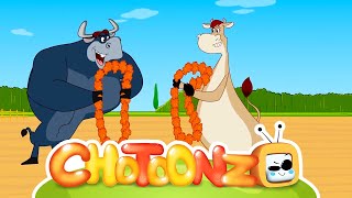 Rat A Tat Farming Challenge Funny Animated dog cartoon Shows For Kids Chotoonz TV