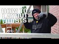 How To Layout Joists Across Long Distances || Dr Decks