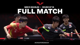 FULL MATCH | FAN / WANG vs PANG / QUEK | MD R16 | #SingaporeSmash 2023