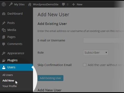 Edit User Profile Information In Your Wordpress Site - YouTube