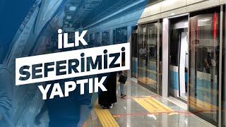 MECİDİYEKÖY MAHMUTBEY METROSU İLK SEFERİNİ YAPTI