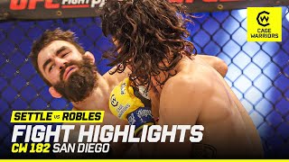 ONE PUNCH KO 🤯 | Johnny Robles vs. James Settle | CW 182 San Diego Fight Highlights