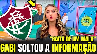 MINHA NOSSA! GABI TROUXE A NOTÍCIA DO FLUZÃO! DOMINGO AGITADO