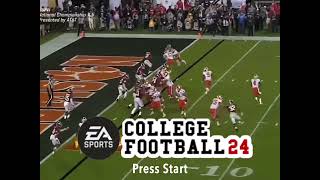 If I made the NCAA Football 24 opening