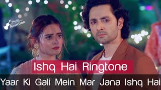 Ishq Hai Ringtone | Yaar Ki Gali Mein Mar Jana Ishq Hai Ringtone | Rahat Fateh Ali |Danish And Minal