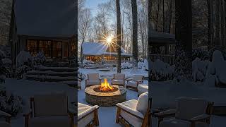 Winter vibes ✨️ 💕  #cozy #relax #winter #wintervibes #fireplace #cozyvibes