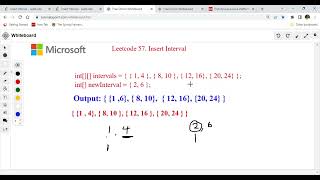 Leetcode 57 Insert Interval - Very Popular Microsoft Coding Interview Question