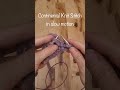 Slow motion : Continental Knit Stitch