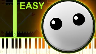 Blast Processing | GEOMETRY DASH LEVEL 17 - EASY Piano Tutorial