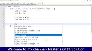How to Addition and Subtraction Two Numbers in Java | Java Project | java Assignment |#java |coding