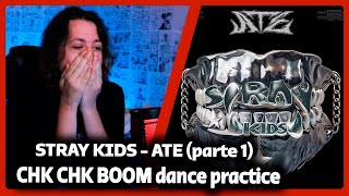 STRAY KIDS FULL ALBUM ATE (parte 1) + Chk Chk Boom Dance Practice | REACT DO MORENO