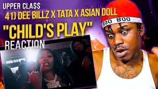 Child's Play - (41) Dee Billz x TaTa x Asian Doll (Official Music Video) Upper Cla$$ Reaction