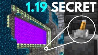 The DEEP DARK DIMENSION SECRET in the NEW Minecraft 1.19 Wild Update