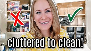 UN-MOTIVATED? WATCH THIS! 💕 Go from CLUTTERED TO CLEAN right NOW! (strategies that actually work!)
