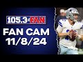 Can The Cowboys Win Without Dak? | Fan Cam 11/8/24