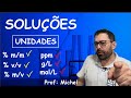 SOLUÇÕES - Unidades de concentração - VOCÊ VAI APRENDER E ACHAR FÁCIL!!!