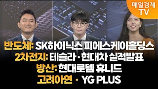 [투자의 눈] SK하이닉스 피에스케이홀딩스 / 테슬라·현대차 실적발표 / 현대로템 휴니드 / 고려아연 YG PLUS / 유창희 본부장, 김병진 매니저 / 매일경제TV