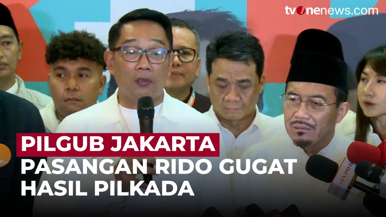 Ungkap Kantongi Dugaan Kecurangan Di Pilkada Jakarta, Tim RIDO Ajukan ...