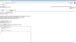 String 3(sumNumbers) Java Tutorial || codingbat.com