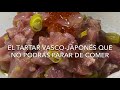 Tartar de bonito con vinagreta de Calamansi y aceite de sésamo tostado