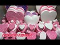 Pink & White Hearts | Gym Chalk Crush | Sleep Aid | Oddly Satisfying | ASMR