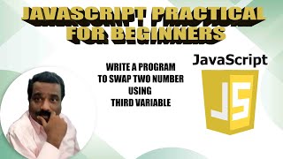 HOW TO SWAP TWO NUMBER USING THIRD VARIABLE | Javascript Example | Tamil Software