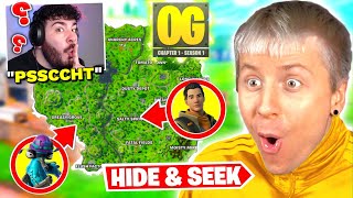 FLAKEZC geht UNDERCOVER in mein OG HIDE AND SEEK TURNIER in FORTNITE!🧐🕵️‍♂️