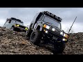 1/10 Scale Axial SCX10 2 RANGE ROVER Classic|RC4WD TF2 TOYOTA LC70 Off-Road Trail&Camping 4X4 RC Car