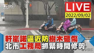 【軒嵐諾逼近防樹木砸傷　北市工務局抓緊時間修剪LIVE】