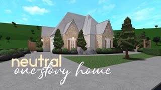 1 Story House Roblox Bloxburg Builds