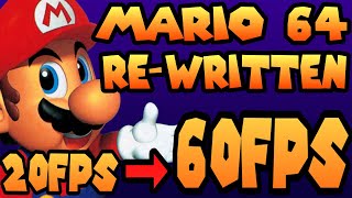 FIXING the ENTIRE SM64 Source Code (INSANE N64 performance)