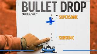 Bullet Drop: Supersonic 300 Blackout VS Subsonic 300 Blackout | Palmetto State Armory