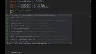 Vaadin 10: Control any HTML element from Java or JavaScript