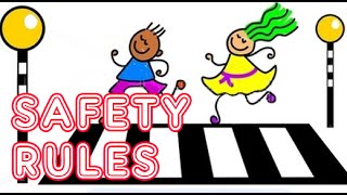 Safety Rules For Children  | Safety Rules on Road, in Bus, in School and While Playing