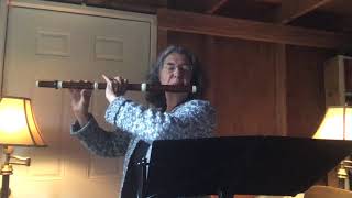 Flutist Janet See performs Debussy's Syrinx on a one-key flute.