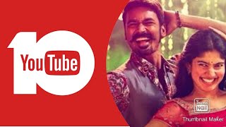 Top 10 Most Liked Youtube Video Songs | South Indian Movie Songs | Tamil Telugu Malayalam Kannada