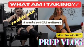 WHAT AM I ON? LOW CARB 9 WEEKS OUT | WELLNESS BODYBUILDING PREP #bodybuilding