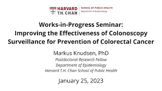 Markus Knudsen Works-in-Progress Seminar, January 25, 2023