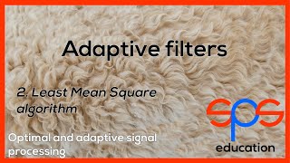 Adaptive filters - Least Mean Square (LMS) algorithm