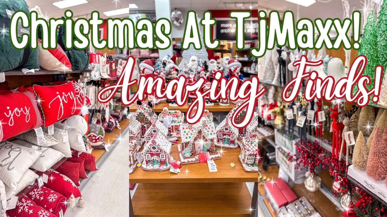 TjMaxx! Christmas Decor Shop With Me 2023! Tons Of Amazing Christmas ...