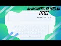 Neumorphic Keyboard Effect [Html, Css & Js] (The new UI Trend)